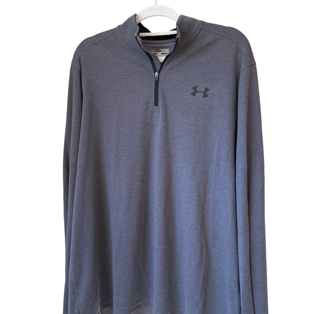 Under Armour Men's Charcoal 1/4 Zip Athletic Pullover